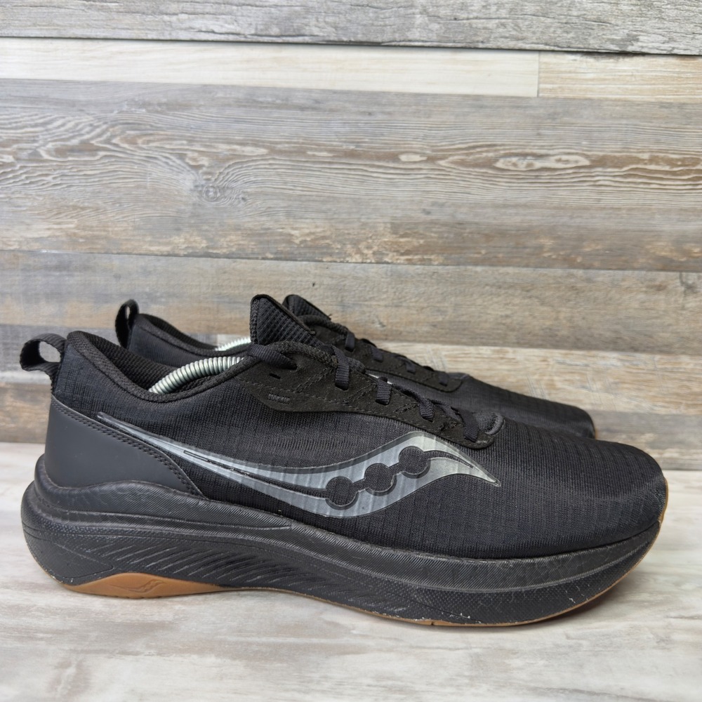 Saucony Freedom Crossport Mens‎ Size 12 Running Shoes PWRRUN Black